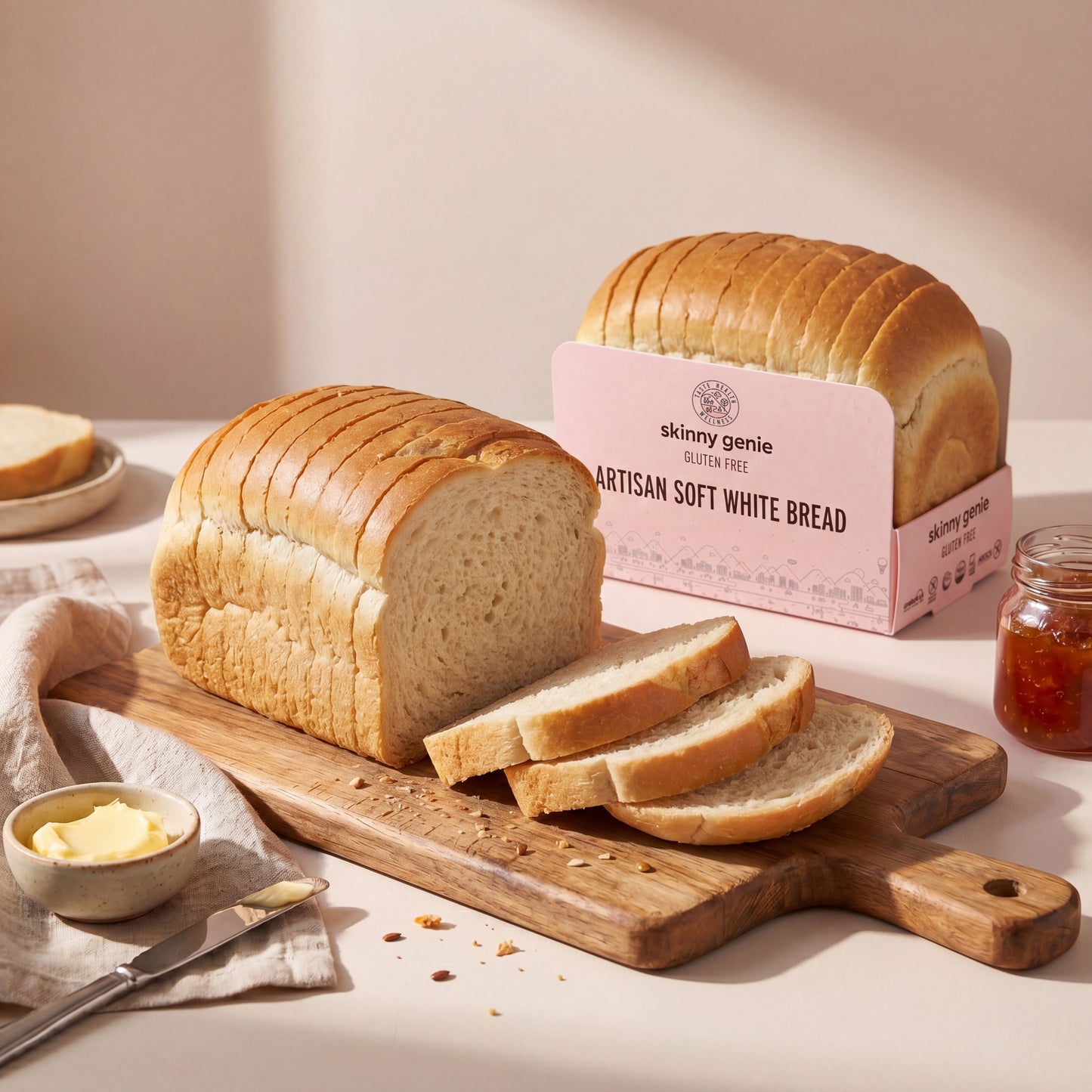 Artisan Soft White Bread Loaf