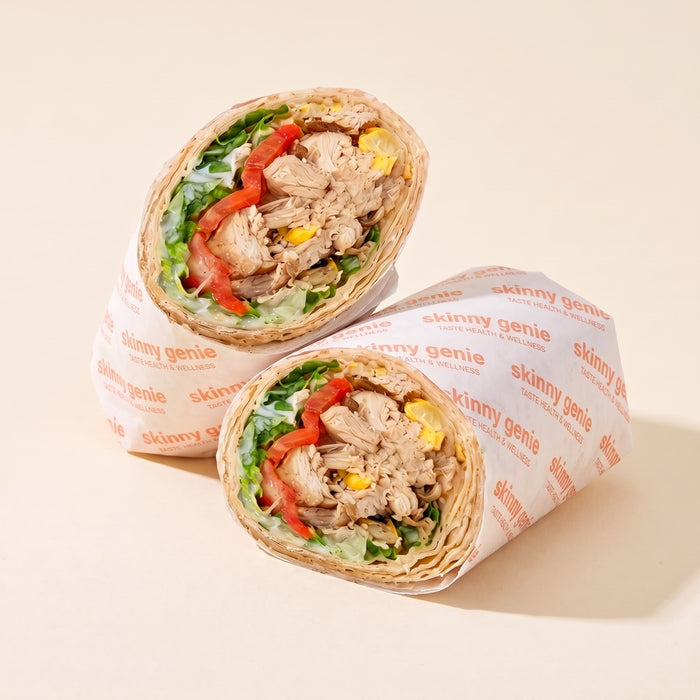 BBQ Chicken Wrap, Skinny Genie café signature