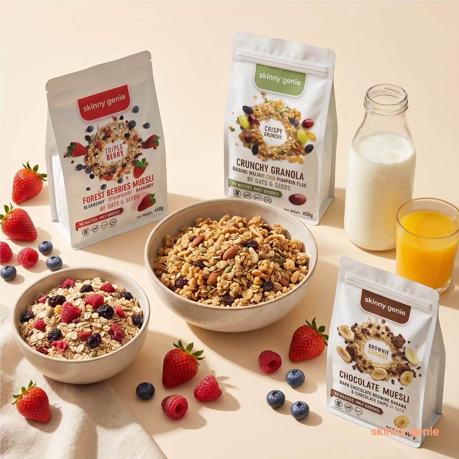 Cereals and granola