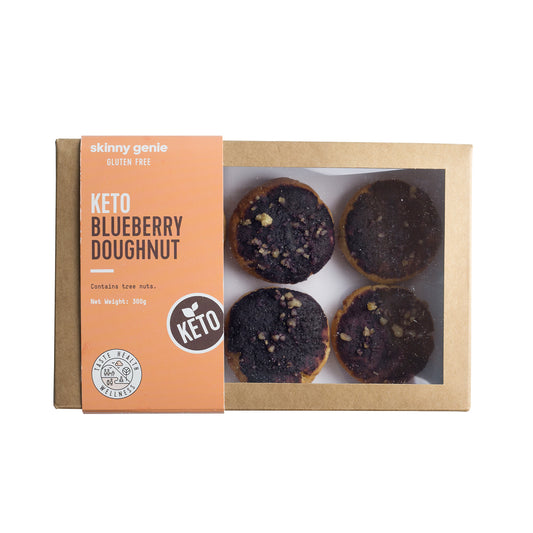 Keto Blueberry Doughnut