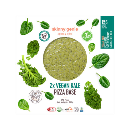 Skinny Genie vegan kale gluten-free pizza base — Coeliac UK certified