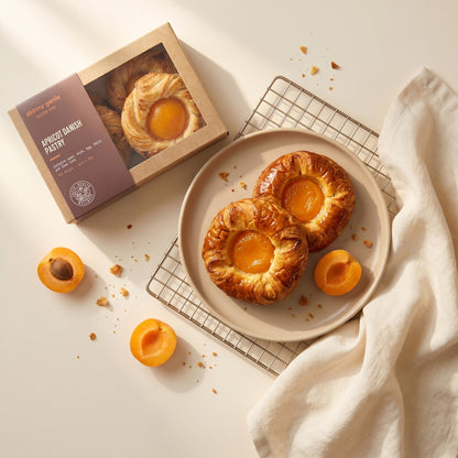Skinny Genie gluten-free apricot Danish pastry — Coeliac UK certified bakery