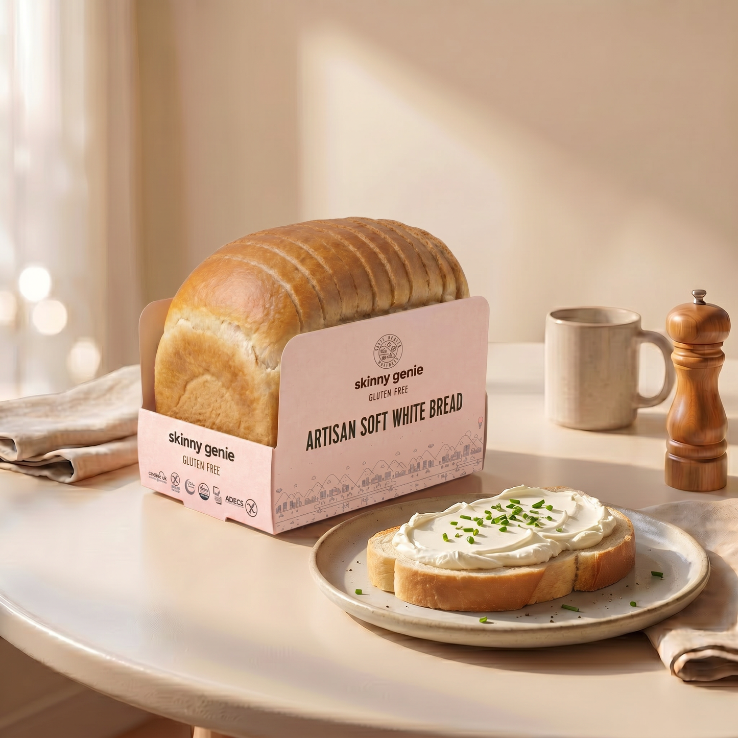 Artisan Soft White Bread Loaf
