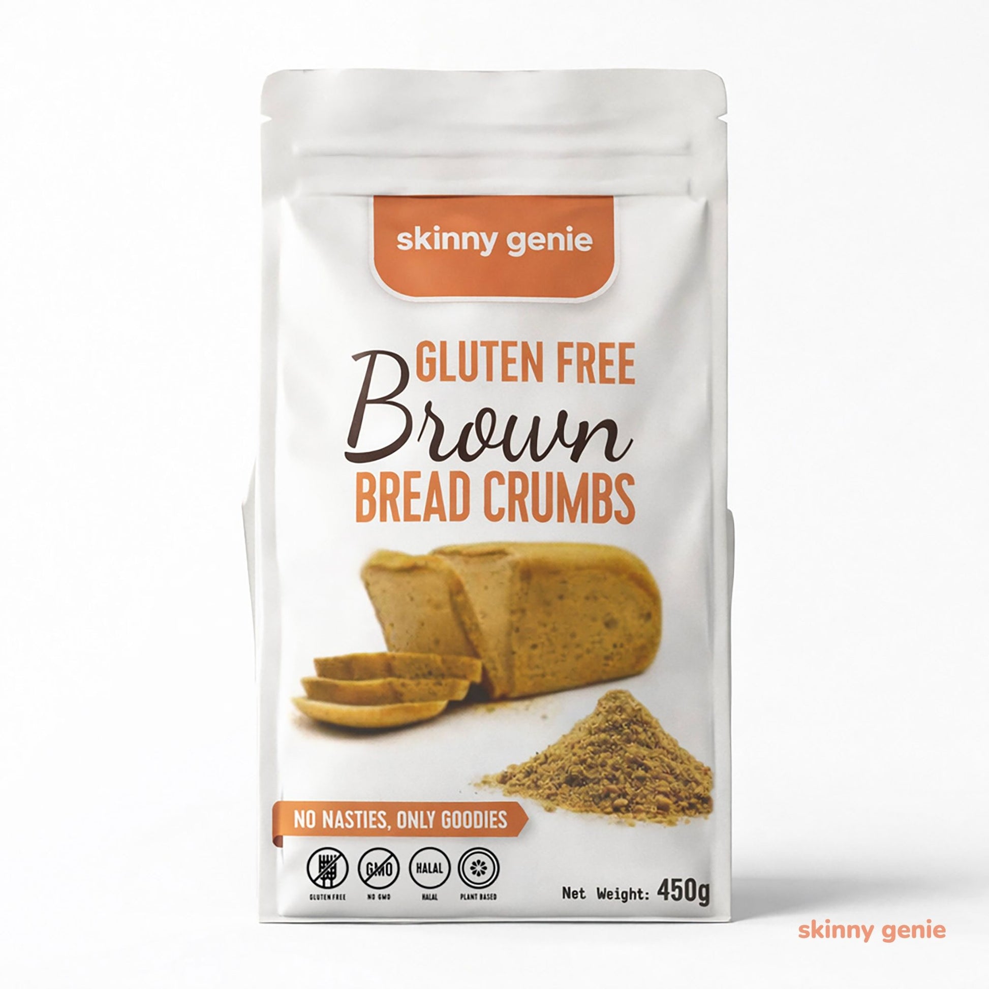Gluten-free brown bread crumbs in UAE — Skinny Genie baking essential