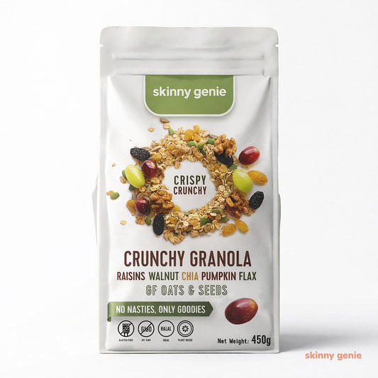 Gluten-free crunchy granola in Dubai — Skinny Genie healthy breakfast cereal