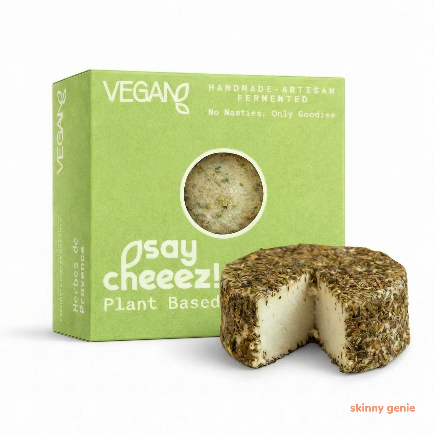 Vegan herbs de Provence cheese in Dubai — Skinny Genie dairy-free gluten-free