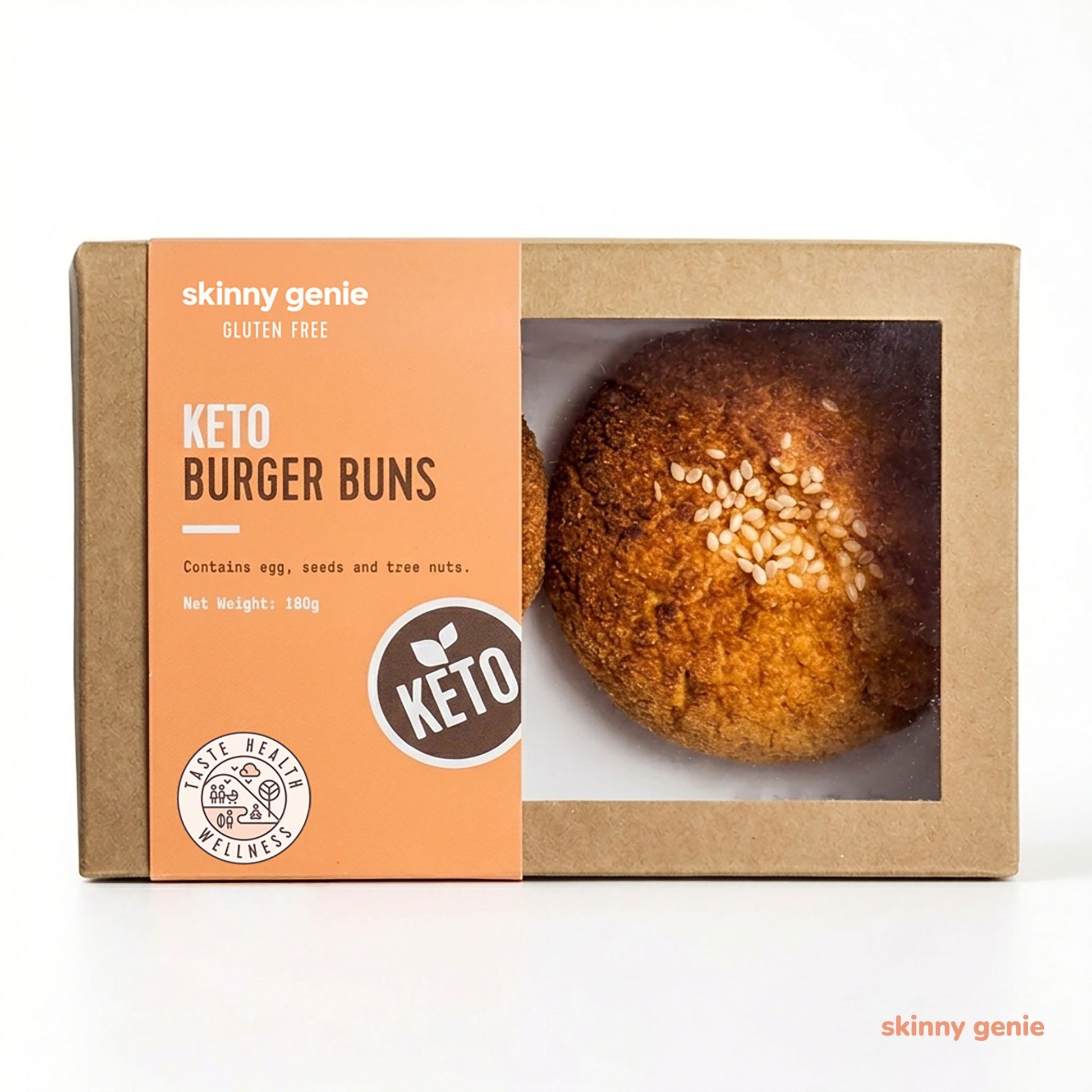 Keto gluten-free burger buns in Dubai — Skinny Genie low-carb vegan buns