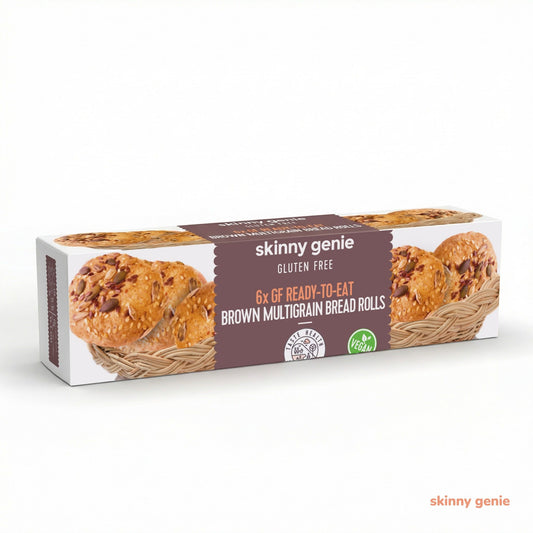 Gluten-free multigrain bread rolls in Dubai — Skinny Genie ready-to-eat vegan rolls