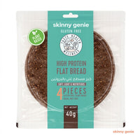 Gluten-free high-protein flat bread in Dubai, Skinny Genie vegan flatbread