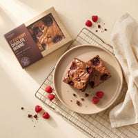 Skinny Genie gluten-free raspberry chocolate brownie, Coeliac UK certified treat