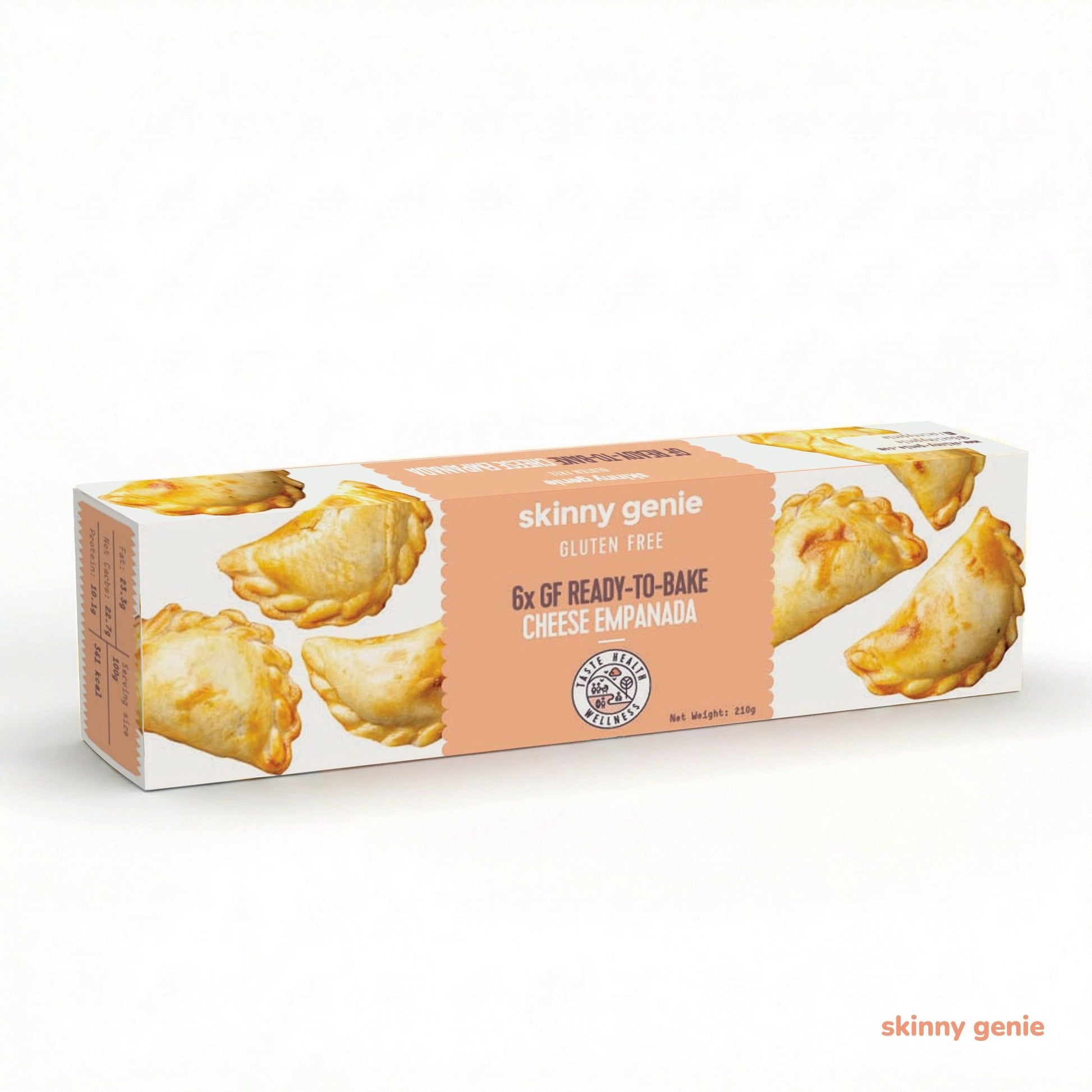 Gluten-free ready-to-bake cheese empanada in Dubai — Skinny Genie easy home baking
