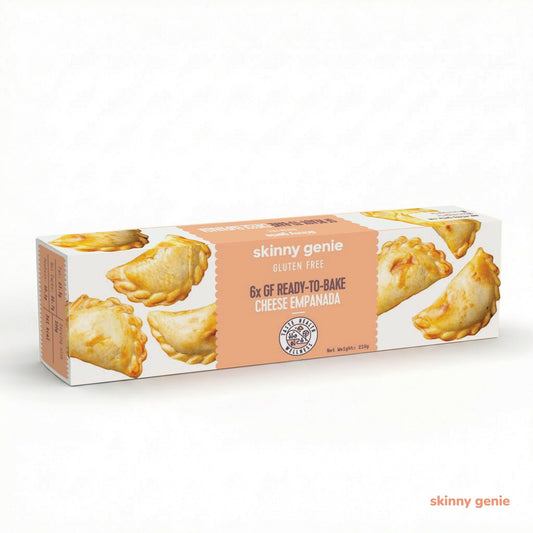 Gluten-free ready-to-bake cheese empanada in Dubai — Skinny Genie easy home baking