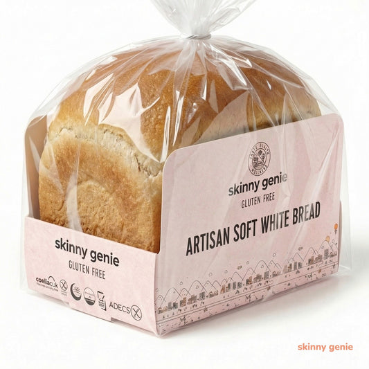 Gluten-free artisan soft white bread loaf in Dubai — Skinny Genie sandwich bread
