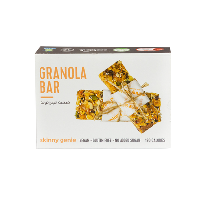 Gluten-free granola bar in Dubai — Skinny Genie sugar-free vegan snack